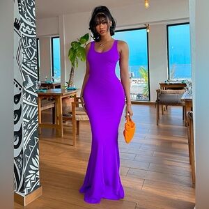 Fashion Nova Weekend Ready Maxi Dress - Purple